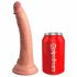 Elite Cock 7 - vibrator cu ventuză și radio, 18cm - natural 