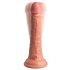 Elite Cock 7 - vibrator cu ventuză și radio, 18cm - natural 