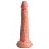 Elite Cock 7 - vibrator cu ventuză și radio, 18cm - natural 