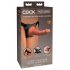 Elite Cock Comfy - dildo cu ham (natur închis) 