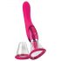 JimmyJane Apex - Vibrator 2în1 cu limbă (roz)