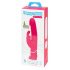 Vibrator Happyrabbit Dual Density rezistent la apă cu stimulator clitoridian (roz) 