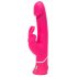 Vibrator Happyrabbit Dual Density rezistent la apă cu stimulator clitoridian (roz) 