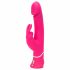 Vibrator Happyrabbit Dual Density rezistent la apă cu stimulator clitoridian (roz) 