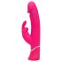 Vibrator Happyrabbit Dual Density rezistent la apă cu stimulator clitoridian (roz) 