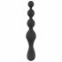 Vibrator anal cu perle, rezistent la apă, fără fir, Black Velvet (negru) 