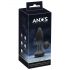 ANOS - vibrator anal cu perle rotative (negru)