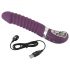 Vibrator încălzitor cu acumulator SMILE Soft (mov) 