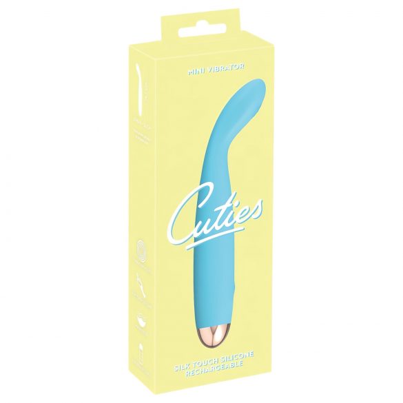 Cuties Mini - vibrator punct G, reîncărcabil, rezistent la apă (turcoaz)