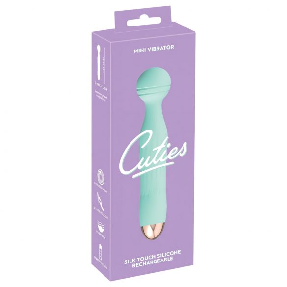 Cuties Mini Wand - vibrator masaj waterproof, cu acumulator (verde) 