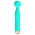 Cuties Mini Wand - vibrator masaj waterproof, cu acumulator (verde) 