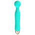 Cuties Mini Wand - vibrator masaj waterproof, cu acumulator (verde) 