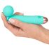 Cuties Mini Wand - vibrator masaj waterproof, cu acumulator (verde) 