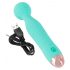 Cuties Mini Wand - vibrator masaj waterproof, cu acumulator (verde) 