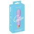 Vibrator mini Cuties - reincarcabil, rezistent la apă, cu grilaj (mov) 