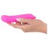 You2Toys - Mini Vibrator cu Lumini - reincarcabil (roz) 