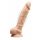 Silexd 8 - vibrator flexibil cu ventuză - 20cm (natural) 