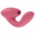 Womanizer Duo - vibrator rezistent la apă pentru punctul G și stimulator clitoridian (coral) 