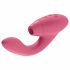 Womanizer Duo - vibrator rezistent la apă pentru punctul G și stimulator clitoridian (coral) 