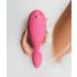 Womanizer Duo - vibrator rezistent la apă pentru punctul G și stimulator clitoridian (coral) 