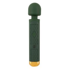   Bagheta de Iubire Smarald - vibrator de masaj cu acumulator, impermeabil (verde)