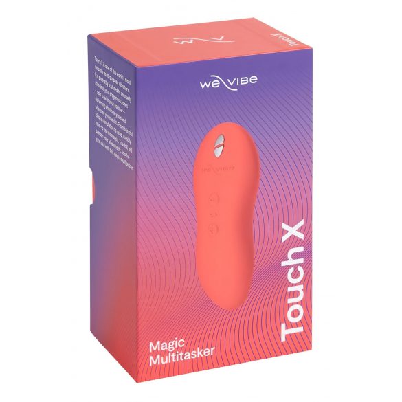 We-Vibe Touch X - vibrator clitoridian cu acumulator, rezistent la apă (coral) 