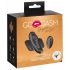 Chilot cu vibrator pentru clitoris - controlat prin radio, cu acumulator (negru) 