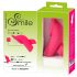 Vibrator cu limba și unde de aer - SMILE Licking, cu acumulator (roz) 