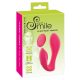 SMILE Panty - vibrator cu radio și baterie 2în1 (roz) 