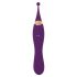 Javida - Set vibrator și stimulator clitoridian 2in1 (mov) 