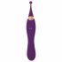 Javida - Set vibrator și stimulator clitoridian 2in1 (mov) 