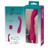 Vibrator pentru punctul G - SMILE, cu acumulator, striat (mov) 