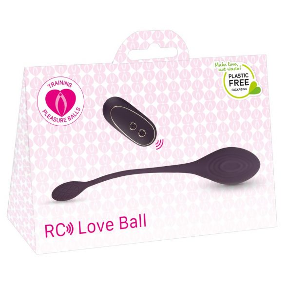 You2Toys RC Love Ball - ou de vibrație violet, cu acumulator și radio