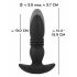 Vibrator anal cu telecomandă ANOS (negru) 