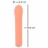 Vibrator G-spot reincarcabil You2Toys Peachy Mini (piersică) 