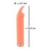 You2Toys Mini Bunny - Vibrator clitoridian cu acumulator (piersică) 