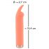 You2Toys Mini Bunny - Vibrator clitoridian cu acumulator (piersică) 