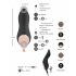 / You2Toys CUPA - vibrator cu încălzire pentru clitoris, reîncărcabil (negru)