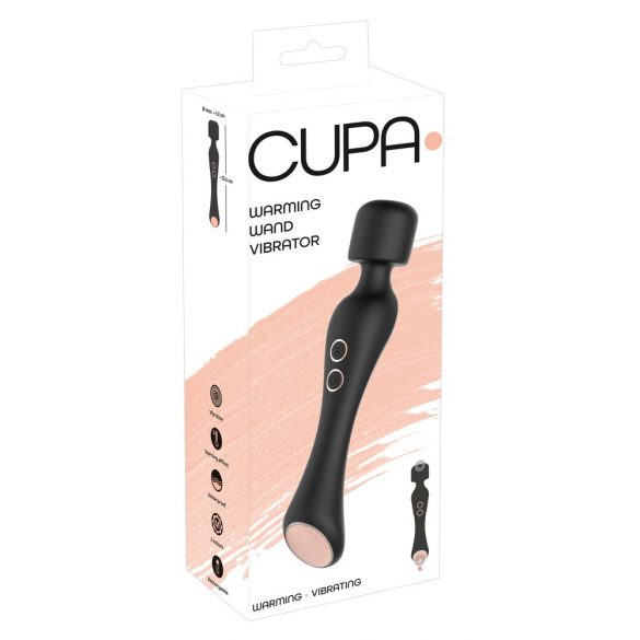 You2Toys CUPA Wand - vibrator masaj rechargeabil 2in1 (negru) 