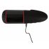 WYNE 02 - masturbator cu acumulator, vibratii si suptie (negru-alb) 