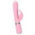 Vibrator Pillow Talk Lively - cu acumulator și braț pentru clitoris (roz) 