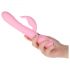 Vibrator Pillow Talk Lively - cu acumulator și braț pentru clitoris (roz) 