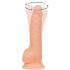 Vibrator rotativ Naked Addiction 8, reîncărcabil, 20 cm - natural 