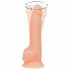 Vibrator rotativ Naked Addiction 8, reîncărcabil, 20 cm - natural 