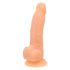 Vibrator rotativ Naked Addiction 8, reîncărcabil, 20 cm - natural 