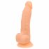 Vibrator rotativ Naked Addiction 8, reîncărcabil, 20 cm - natural 