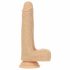 Vibrator Naked Addiction cu funcție de împingere, 19 cm - natural 