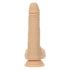 Vibrator Naked Addiction cu funcție de împingere, 19 cm - natural 