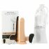 Vibrator Naked Addiction cu funcție de împingere, 19 cm - natural 