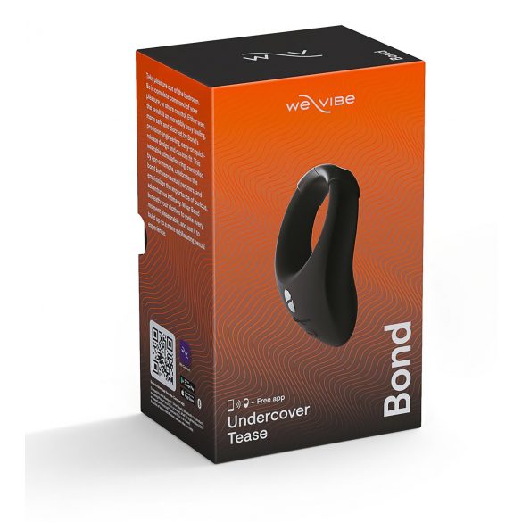 We-Vibe Bond - inel vibrator inteligent pentru penis (negru) 